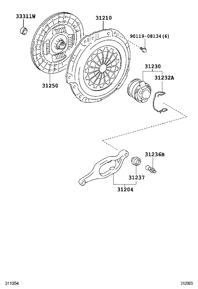  LAND CRUISER CHINA |  CLUTCH RELEASE FORK