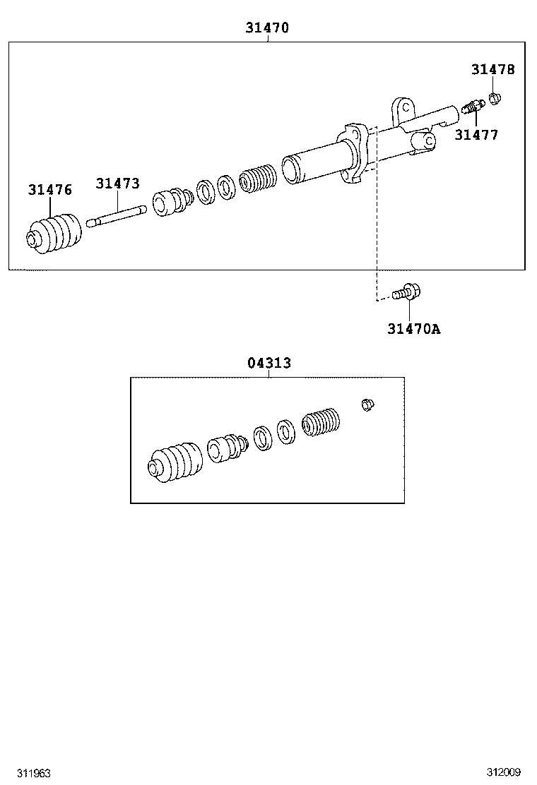  LAND CRUISER CHINA |  CLUTCH RELEASE CYLINDER