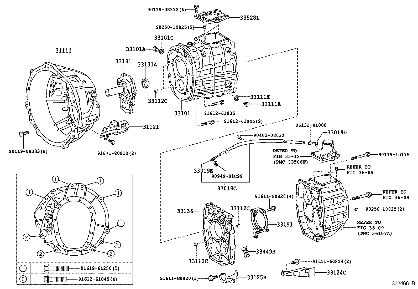  LAND CRUISER CHINA |  CLUTCH HOUSING TRANSMISSION CASE MTM