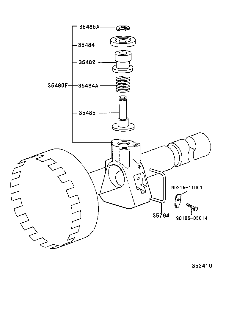  CROWN COMFORT |  REAR OIL PUMP GOVERNOR ATM