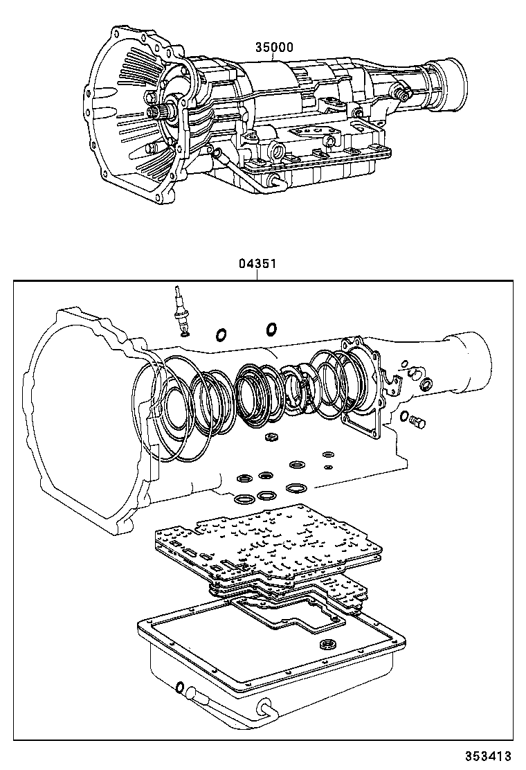  CROWN COMFORT |  TRANSAXLE OR TRANSMISSION ASSY GASKET KIT ATM