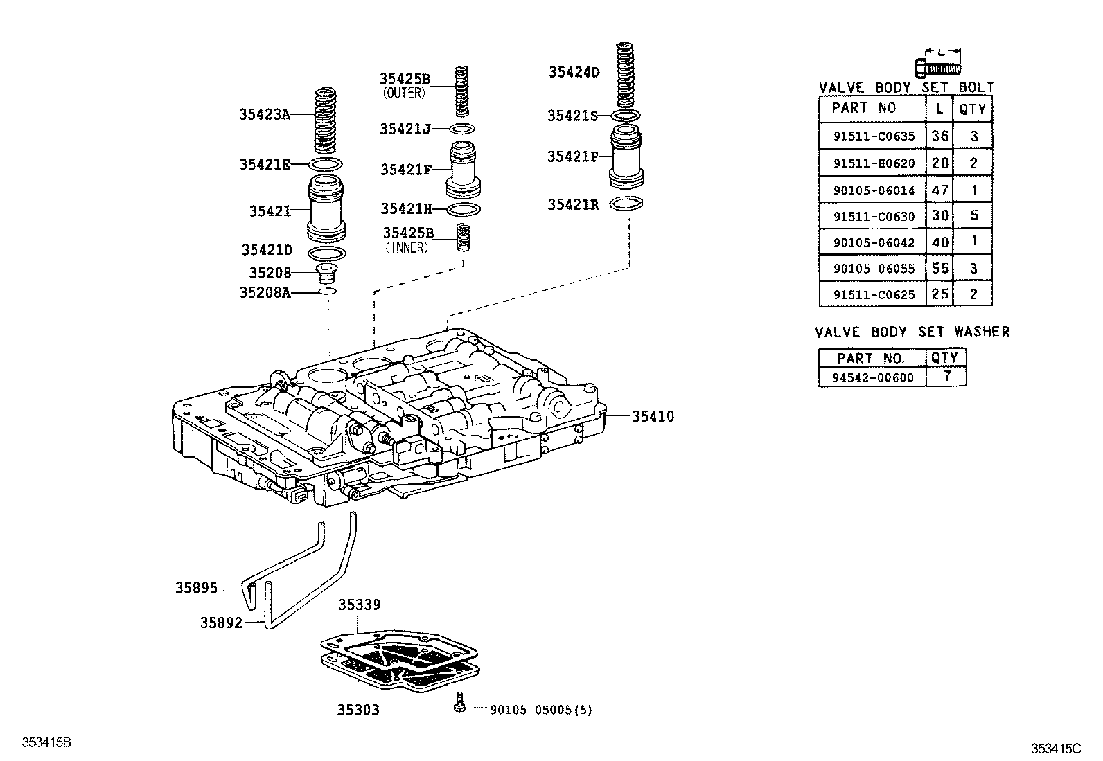  CROWN COMFORT |  VALVE BODY OIL STRAINER ATM