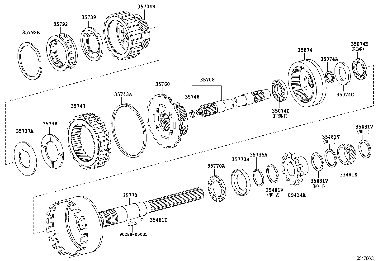  INNOVA KIJANG INNOVA |  PLANETARY GEAR REVERSE PISTON COUNTER GEAR ATM