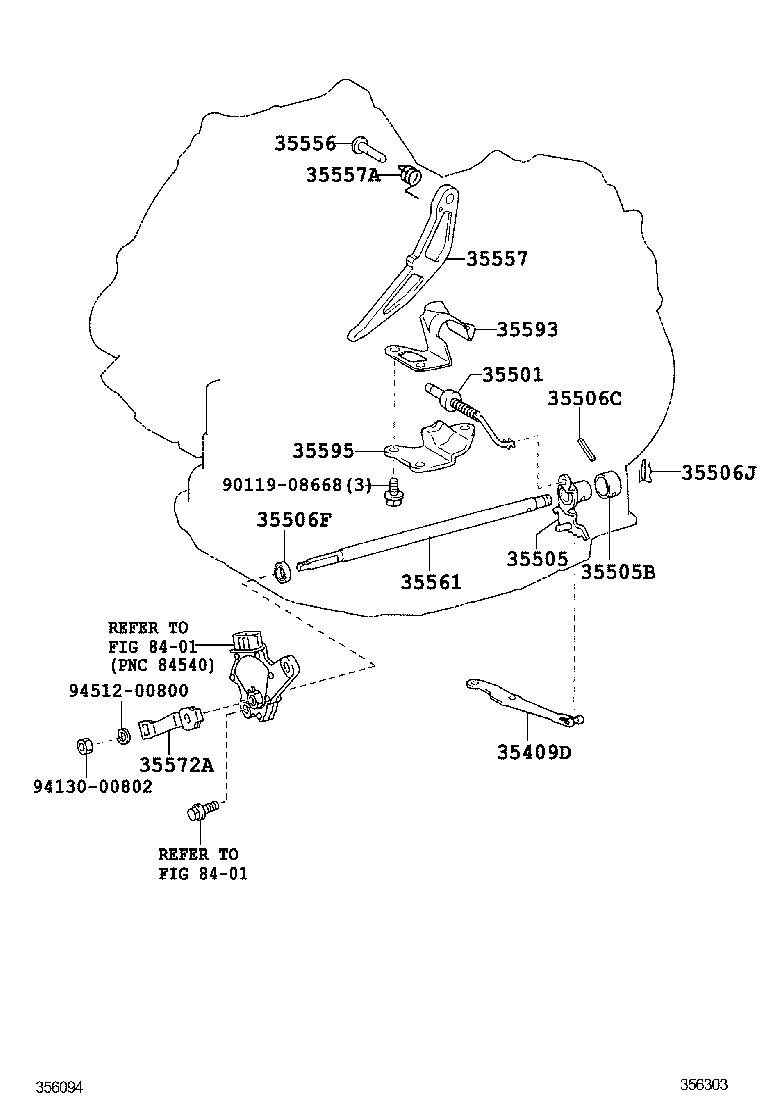  COROLLA |  THROTTLE LINK VALVE LEVER ATM