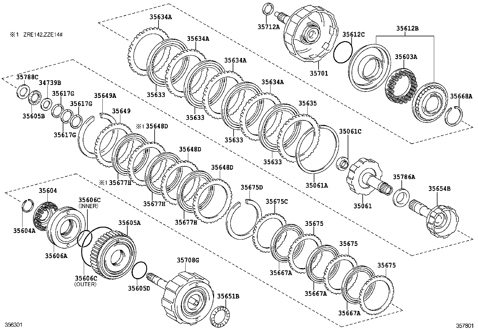  COROLLA |  BRAKE BAND MULTIPLE DISC CLUTCH ATM