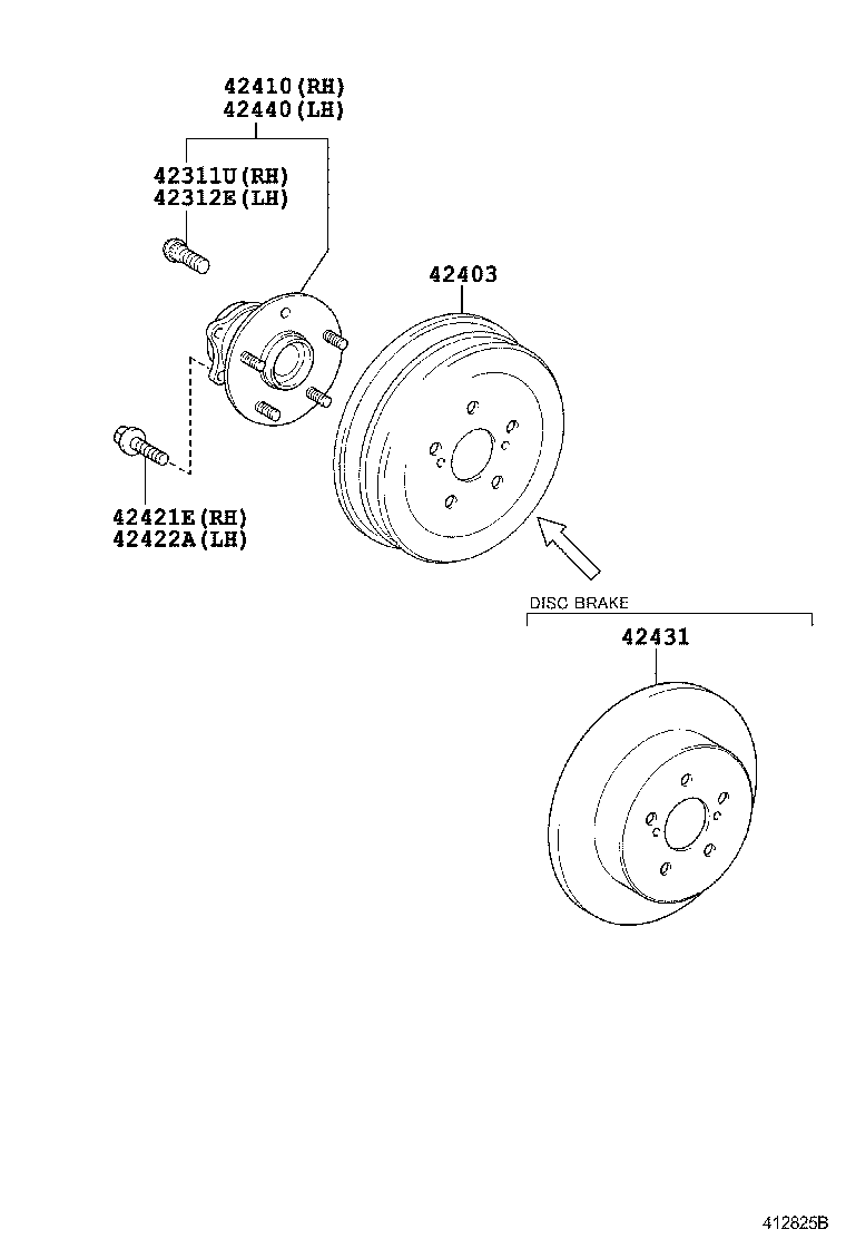  COROLLA |  REAR AXLE SHAFT HUB