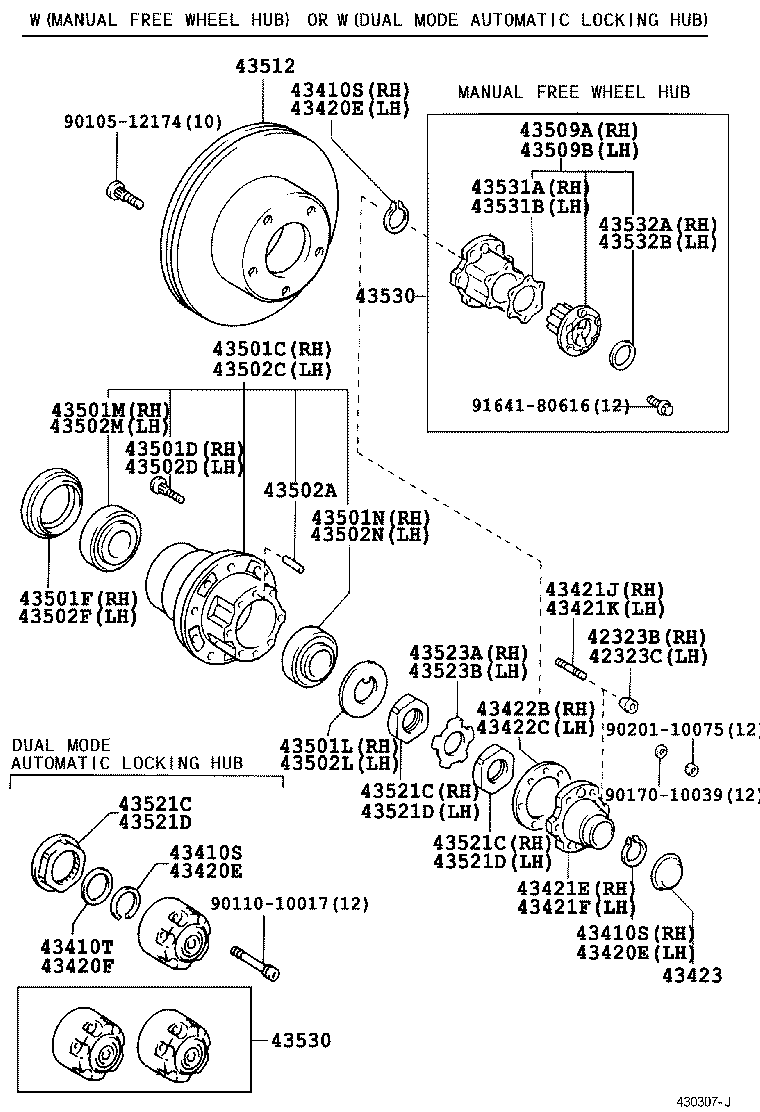  LAND CRUISER 70 |  FRONT AXLE HUB