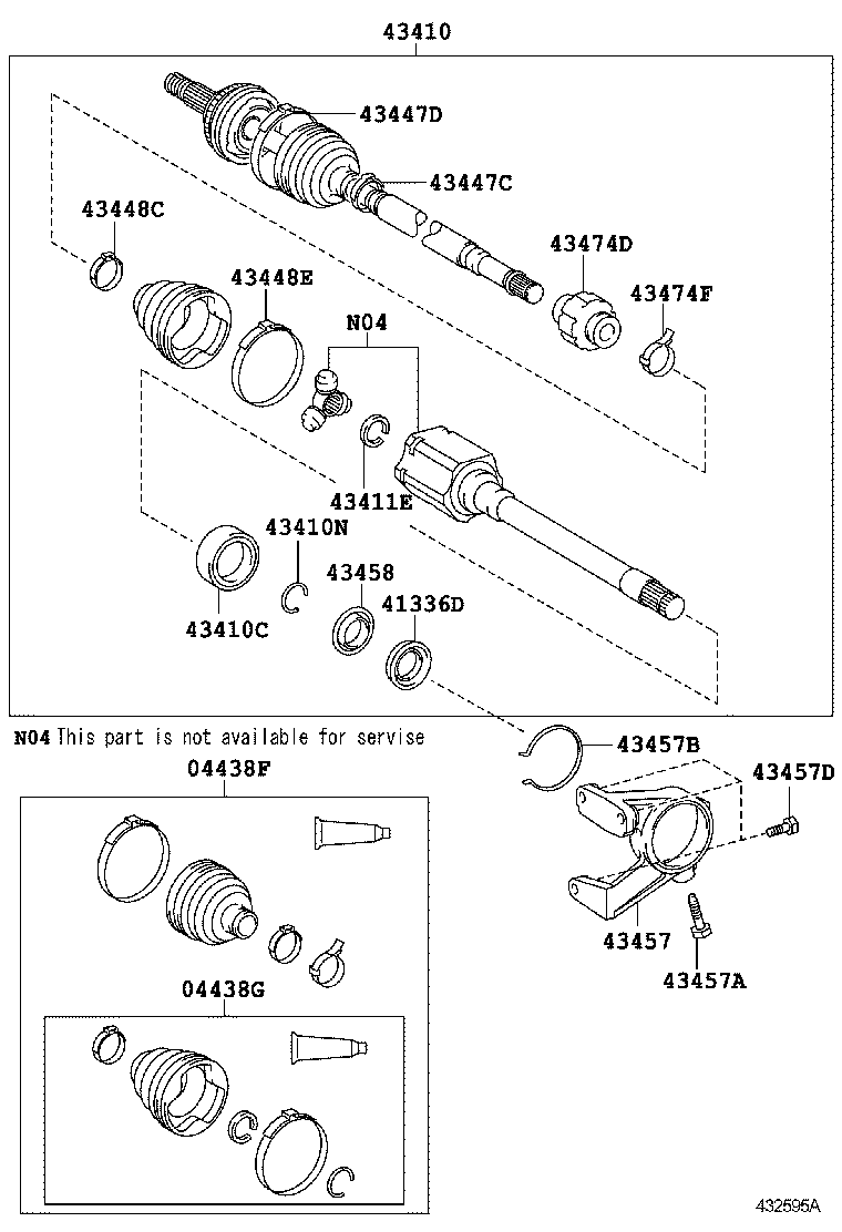  SIENNA |  FRONT DRIVE SHAFT