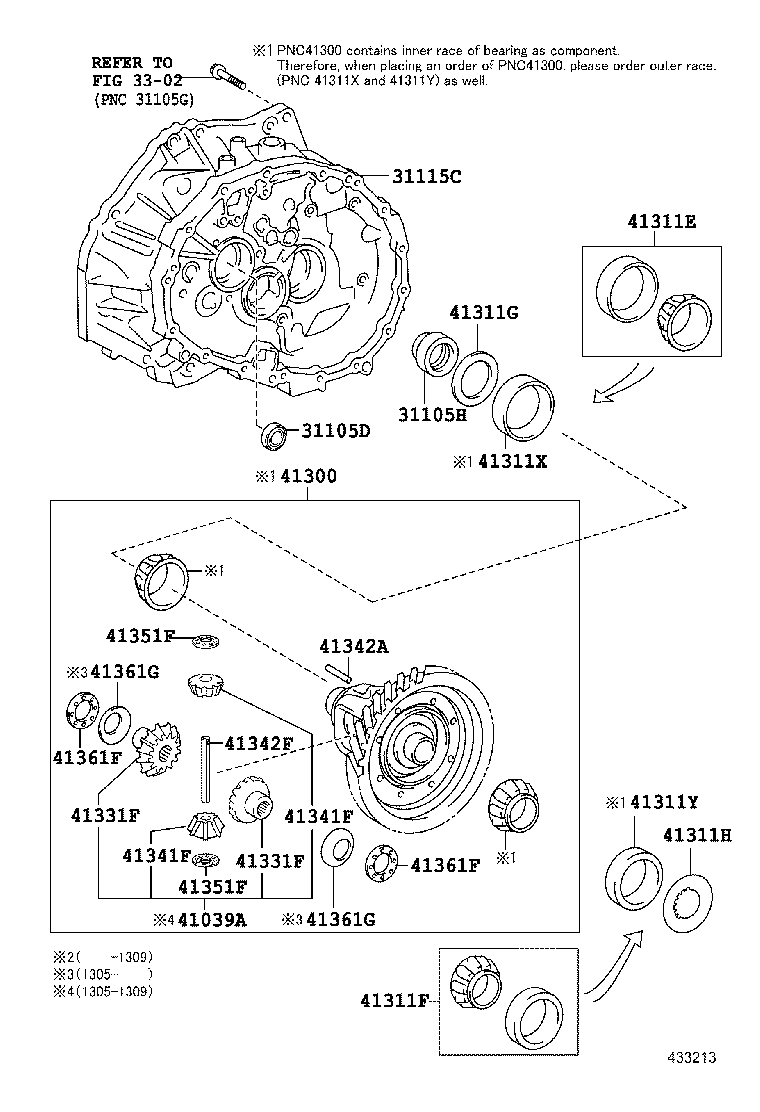  EZ |  FRONT AXLE HOUSING DIFFERENTIAL