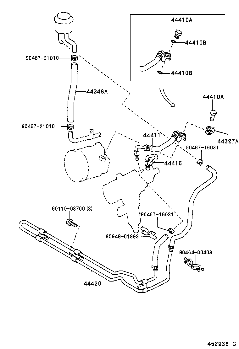  LAND CRUISER 70 |  POWER STEERING TUBE