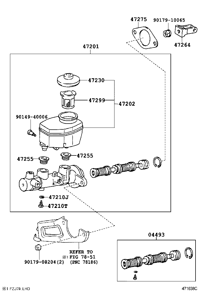  LAND CRUISER 70 |  BRAKE MASTER CYLINDER