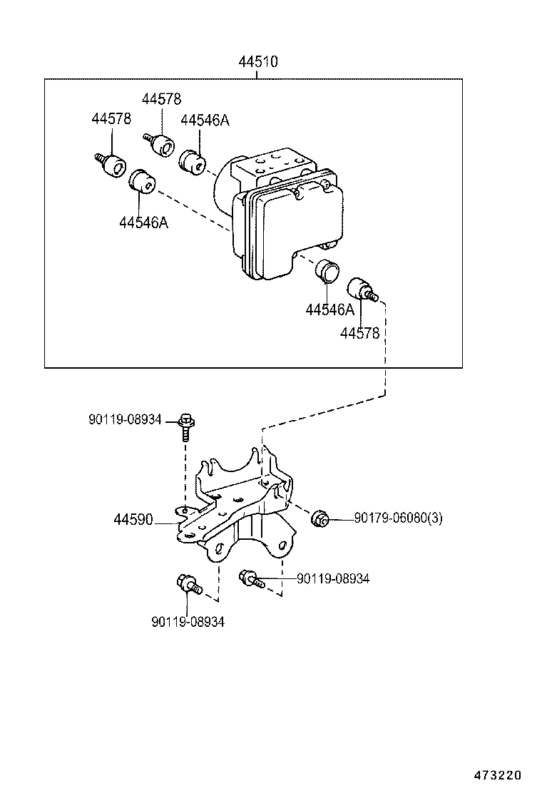  VIOS SOLUNA VIOS |  BRAKE TUBE CLAMP