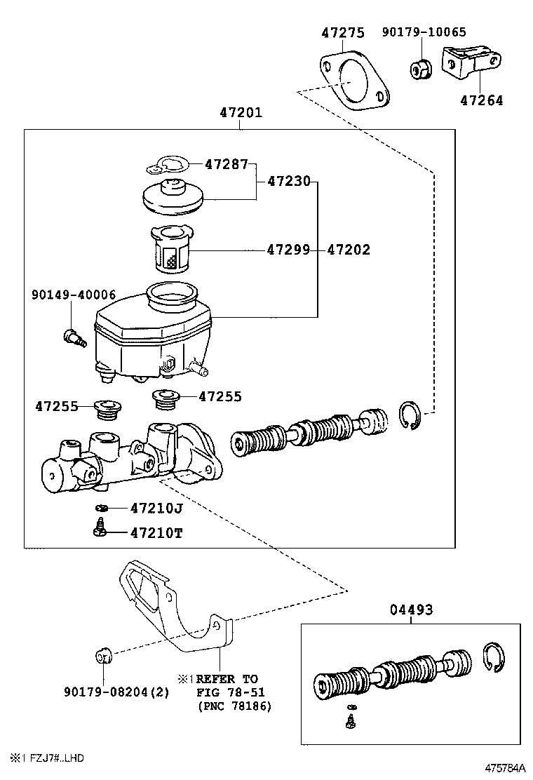  LAND CRUISER 70 |  BRAKE MASTER CYLINDER