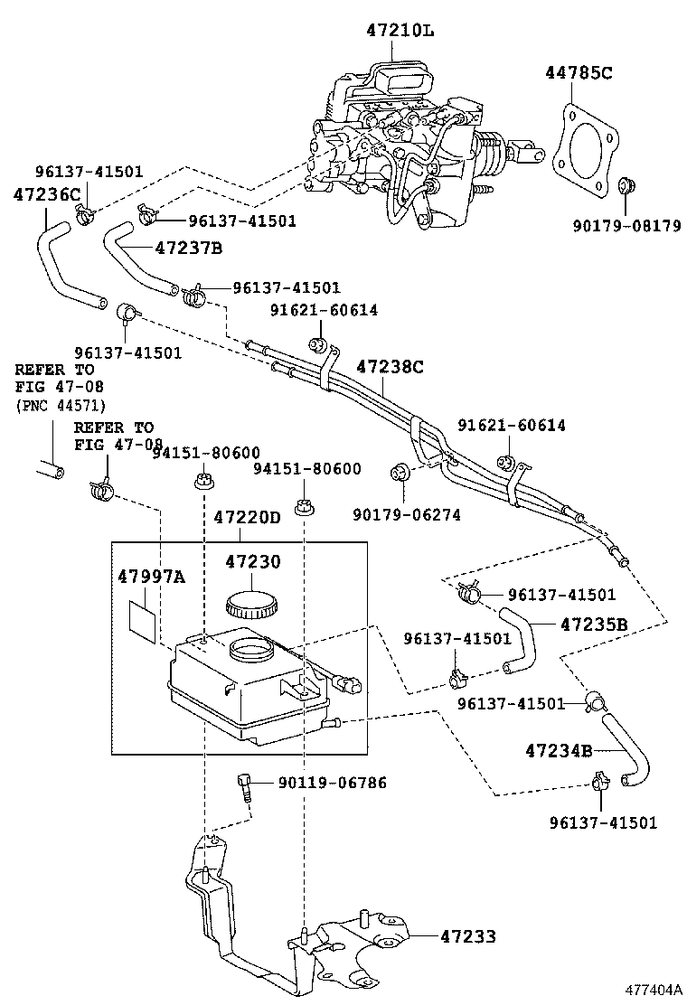  CT200H |  BRAKE MASTER CYLINDER