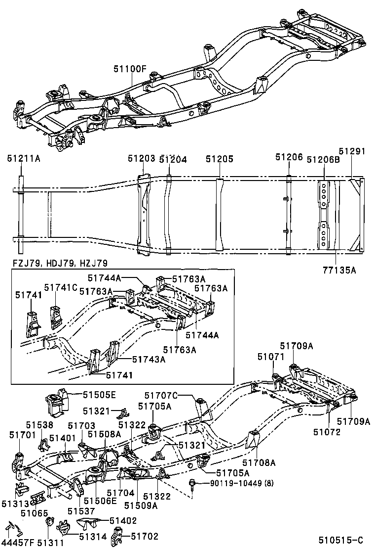  LAND CRUISER 70 |  FRAME