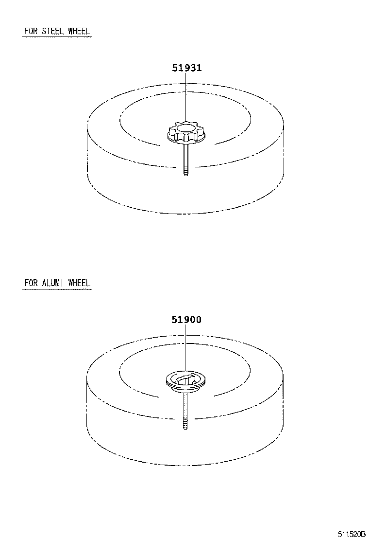  COROLLA |  SPARE WHEEL CARRIER