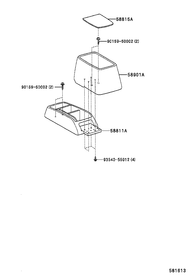  LAND CRUISER 70 |  CONSOLE BOX BRACKET