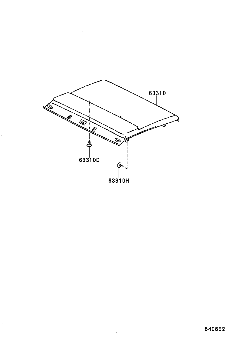  LAND CRUISER 70 |  ROOF HEADLINING SILENCER PAD