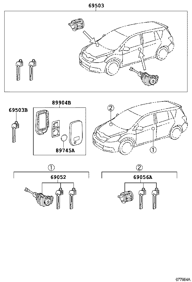  EZ |  LOCK CYLINDER SET