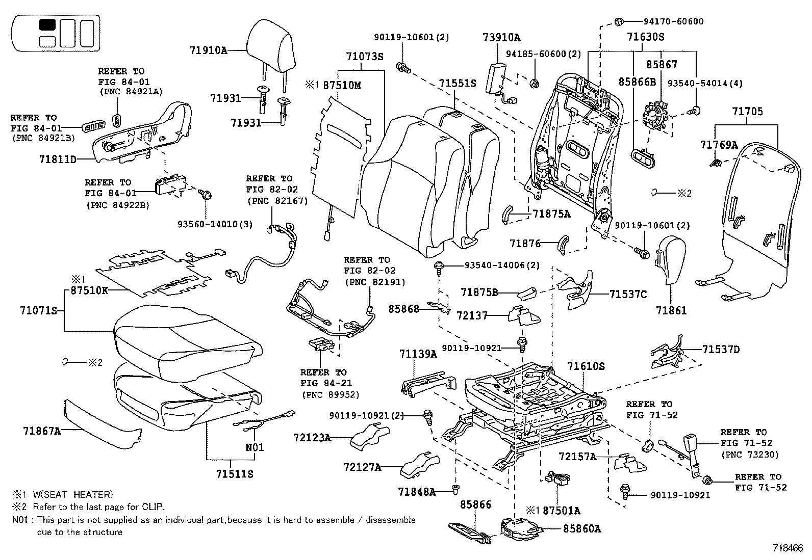  4RUNNER |  SEAT SEAT TRACK