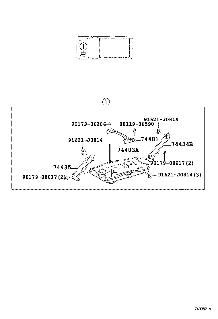  LAND CRUISER 70 |  BATTERY CARRIER