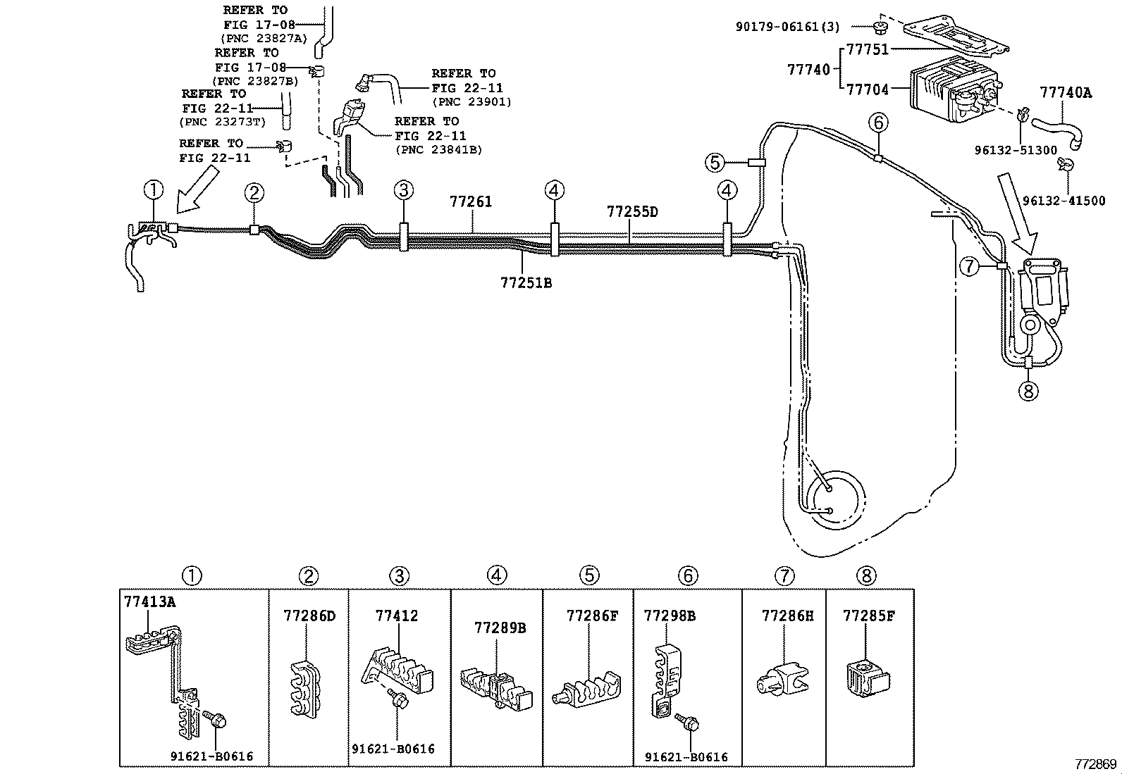  IS250C 300C |  FUEL TANK TUBE