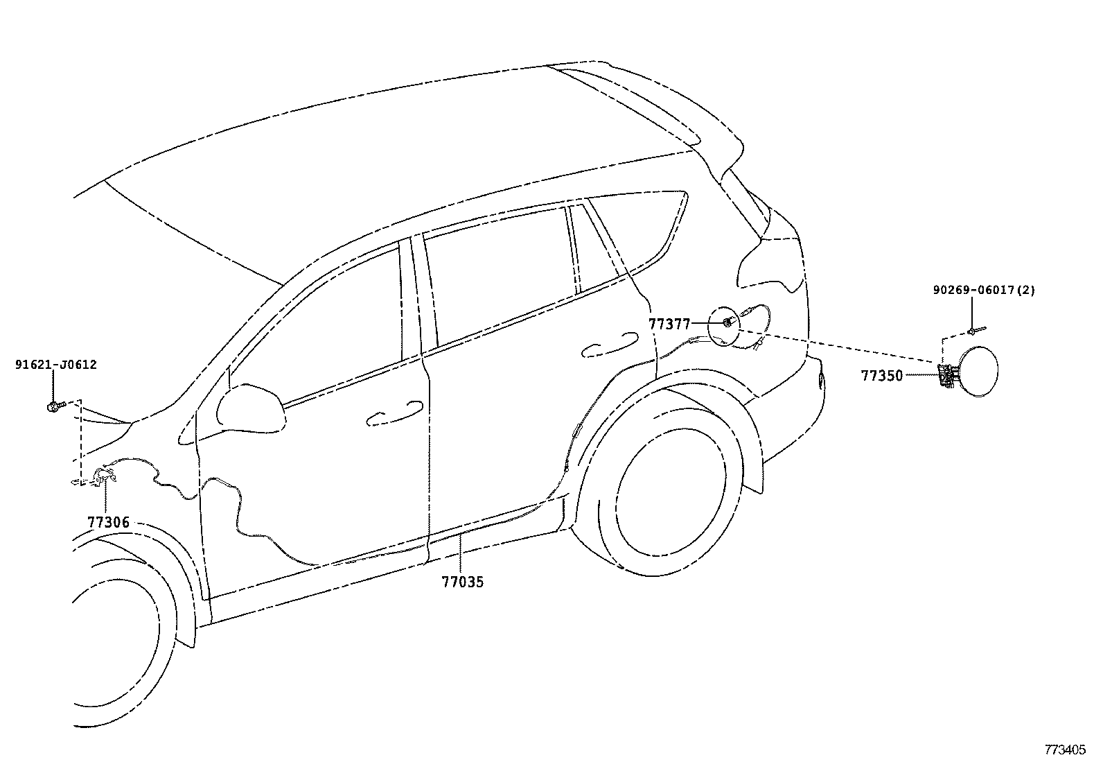  RAV4 |  FUEL TANK TUBE