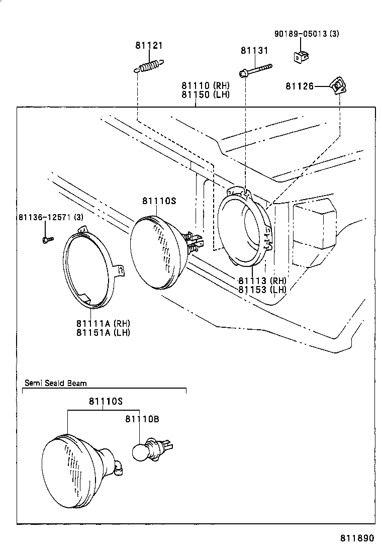  LAND CRUISER 70 |  HEADLAMP