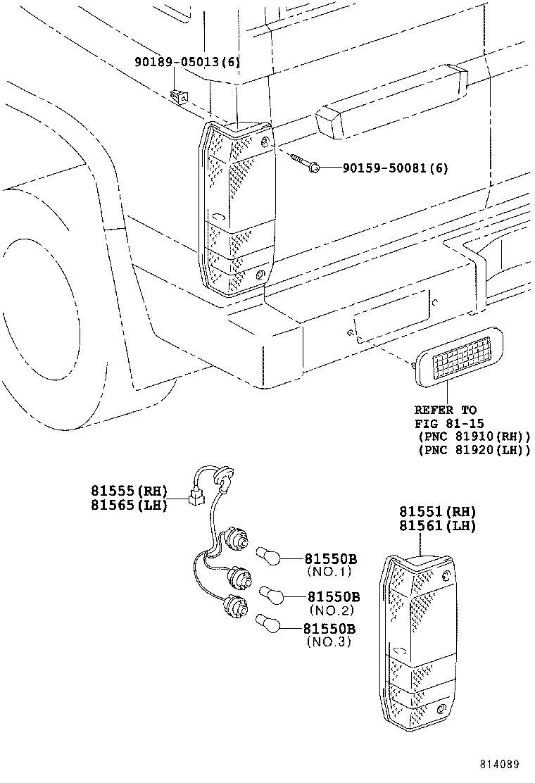  LAND CRUISER 70 |  REAR COMBINATION LAMP