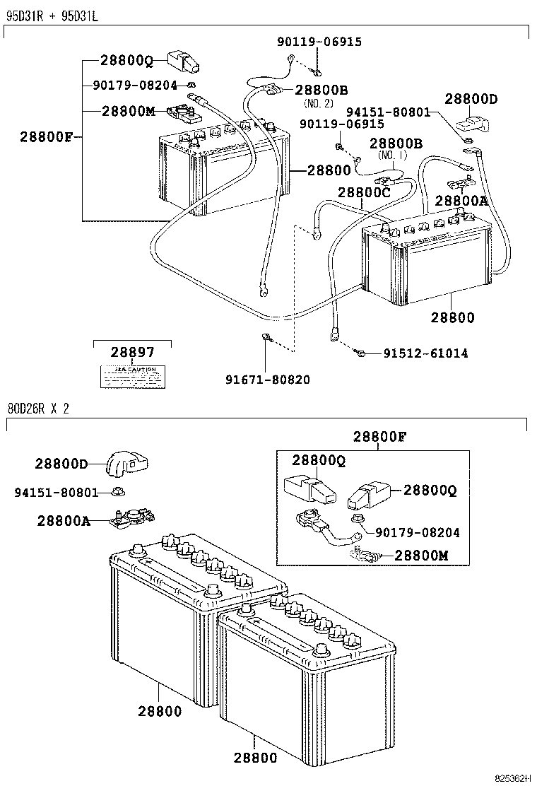  LAND CRUISER 70 |  BATTERY BATTERY CABLE