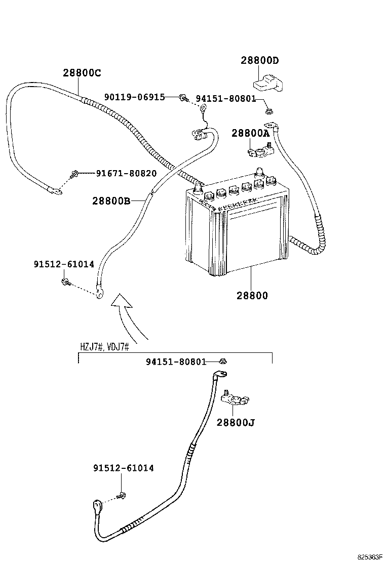  LAND CRUISER 70 |  BATTERY BATTERY CABLE