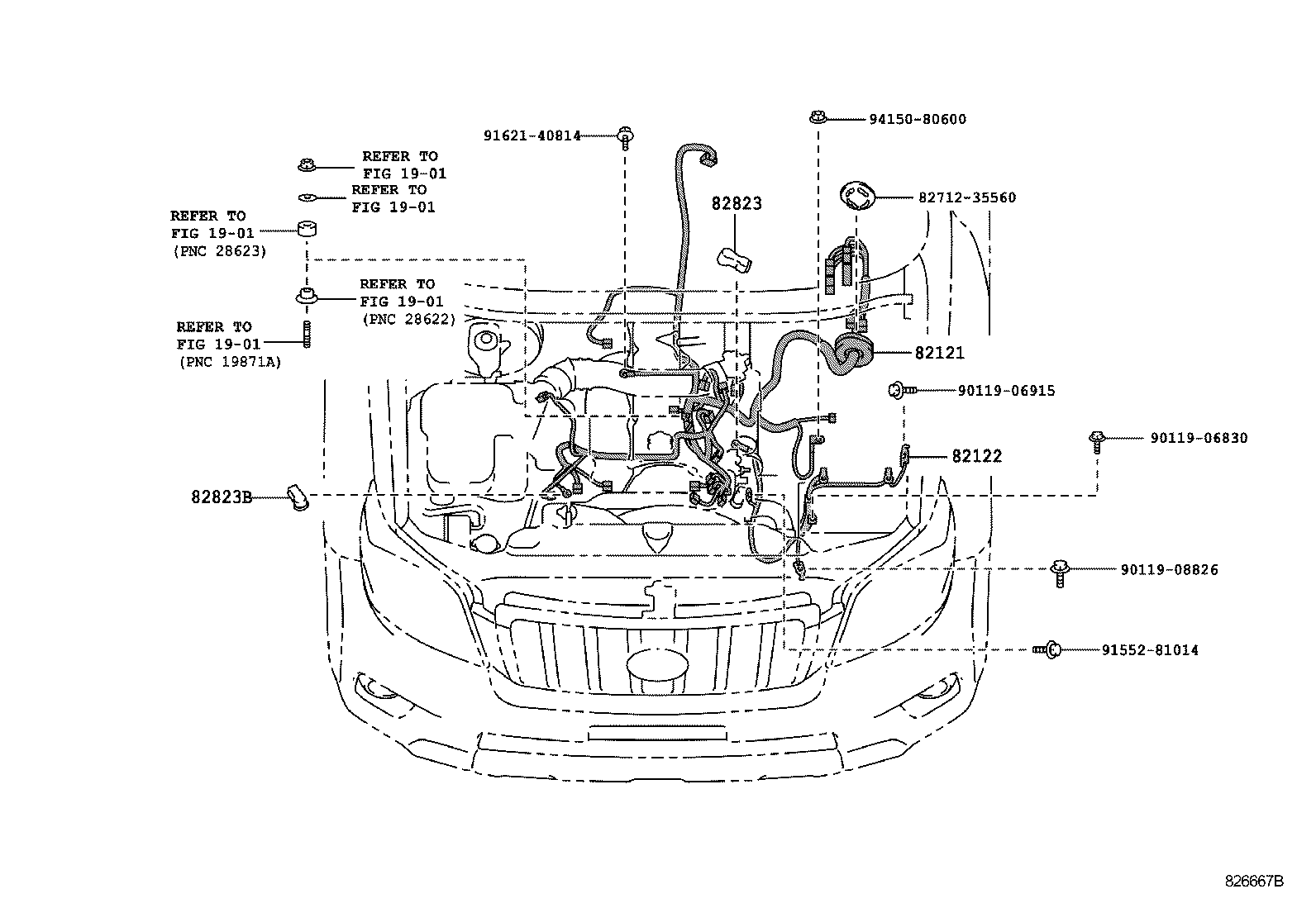  LAND CRUISER PRADO |  WIRING CLAMP