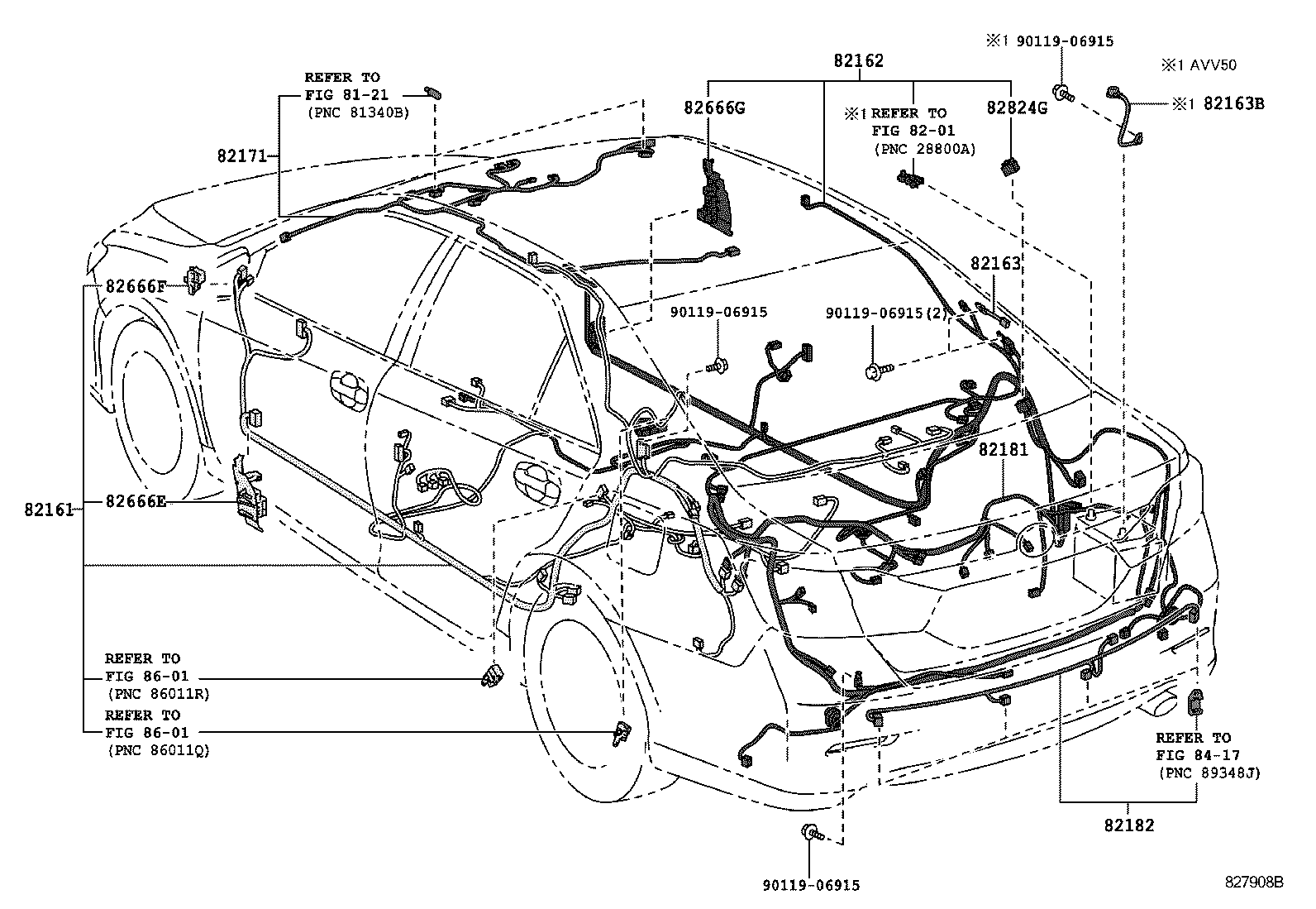  CAMRY HYBRID CHINA |  WIRING CLAMP