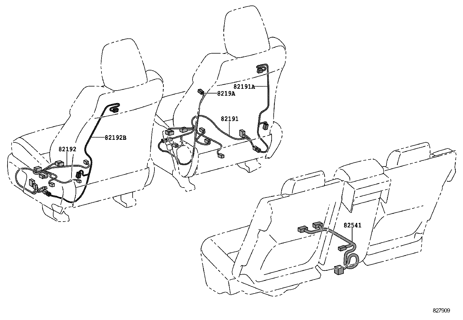  CAMRY HYBRID CHINA |  WIRING CLAMP