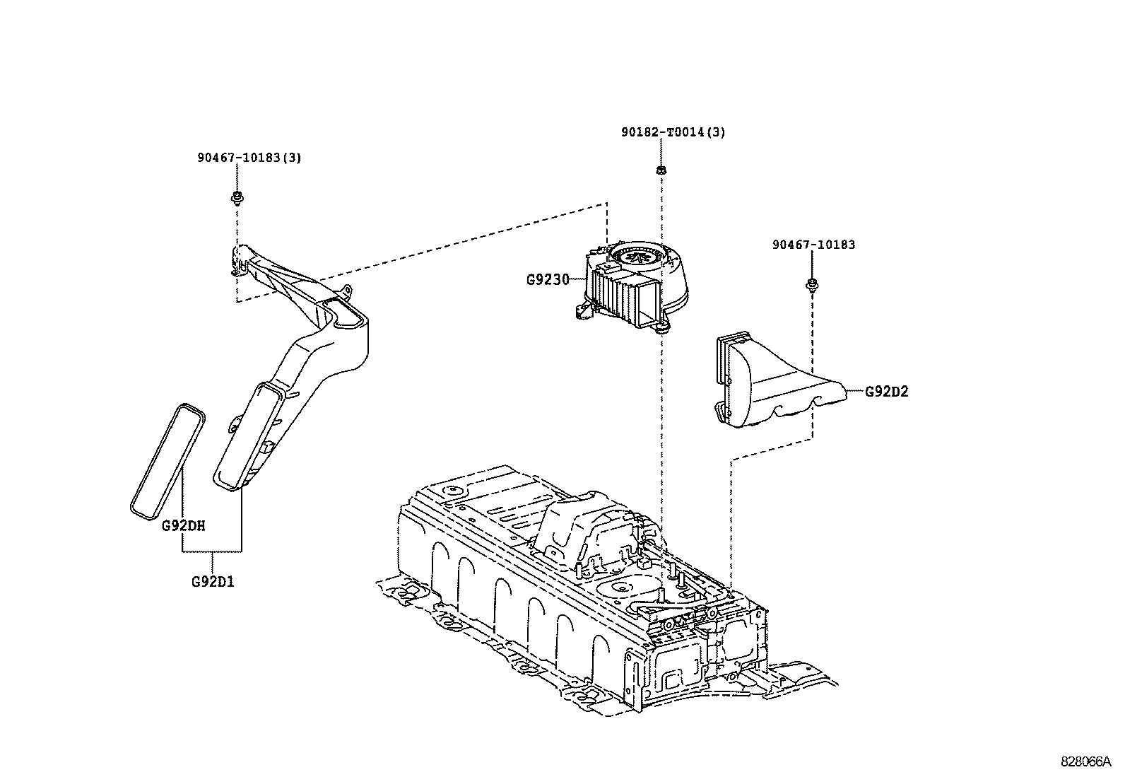  CAMRY AURION HV ARL |  BATTERY BATTERY CABLE