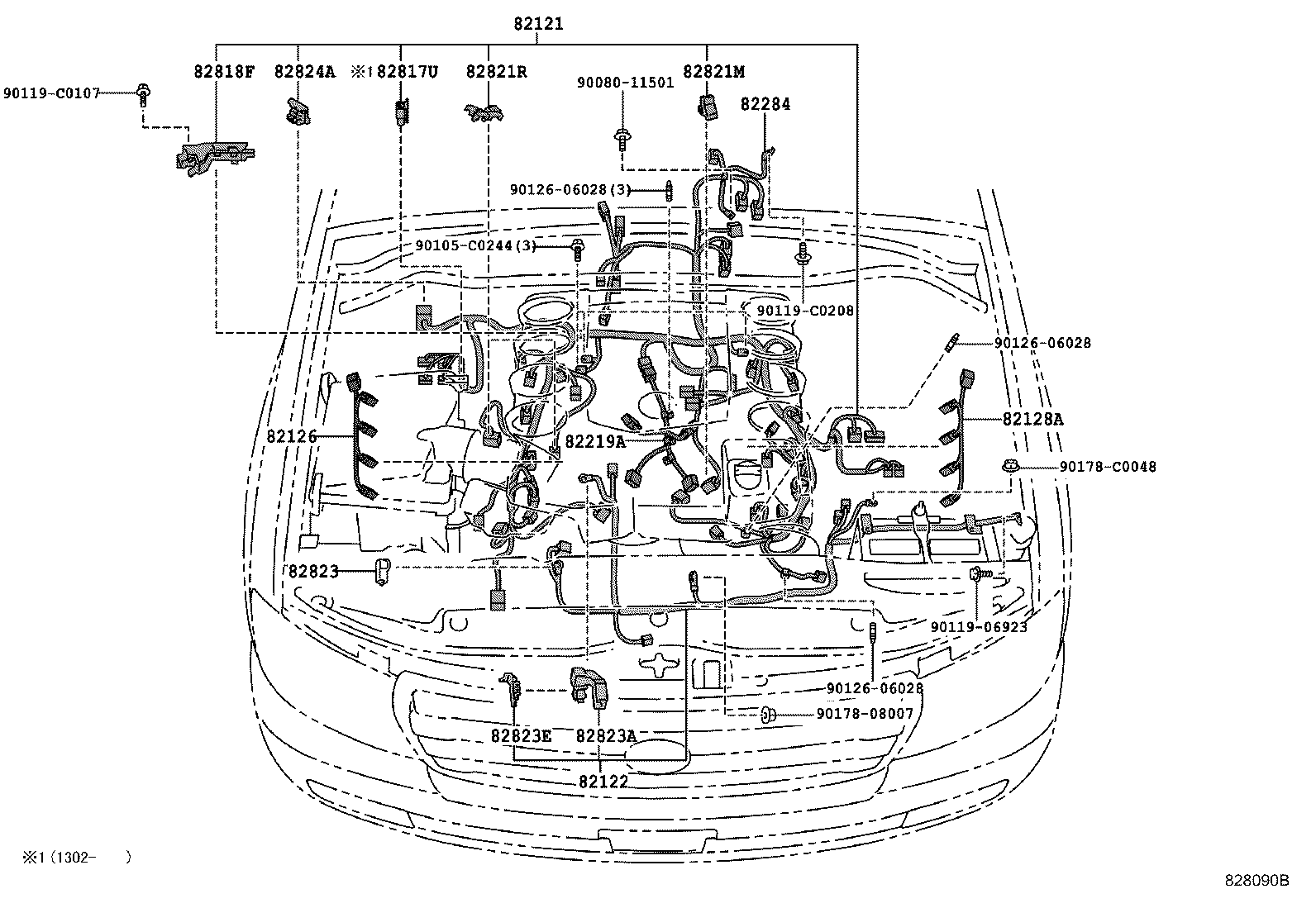  LAND CRUISER CHINA |  WIRING CLAMP