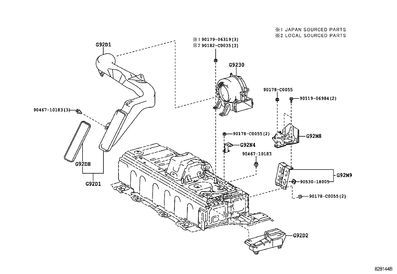  CAMRY HYBRID CHINA |  BATTERY BATTERY CABLE