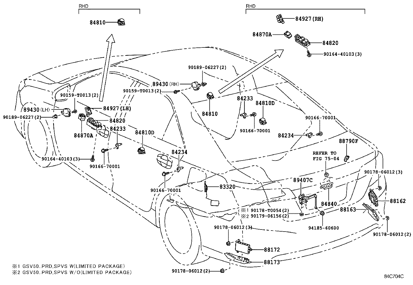  CAMRY AURION HV ARL |  SWITCH RELAY COMPUTER