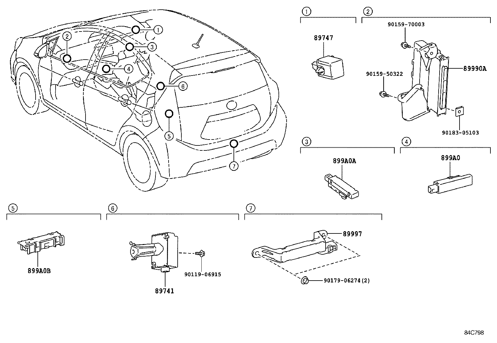  PRIUS C |  WIRELESS DOOR LOCK