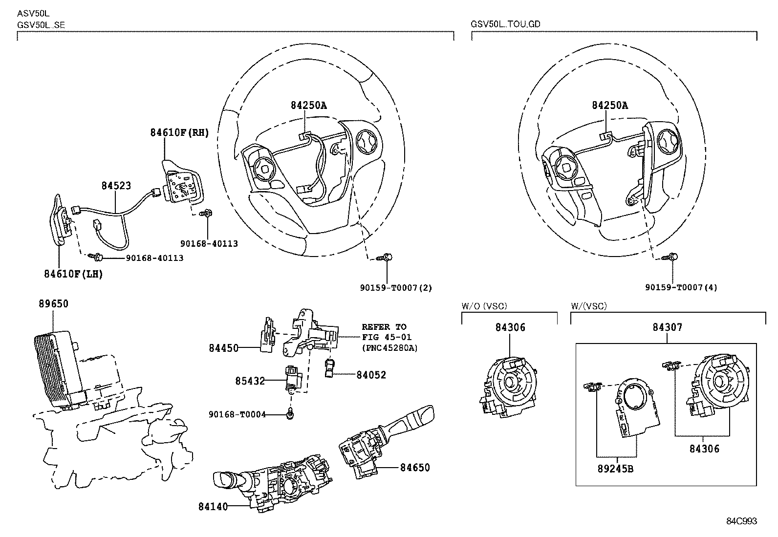  CAMRY AURION HV ARL |  SWITCH RELAY COMPUTER