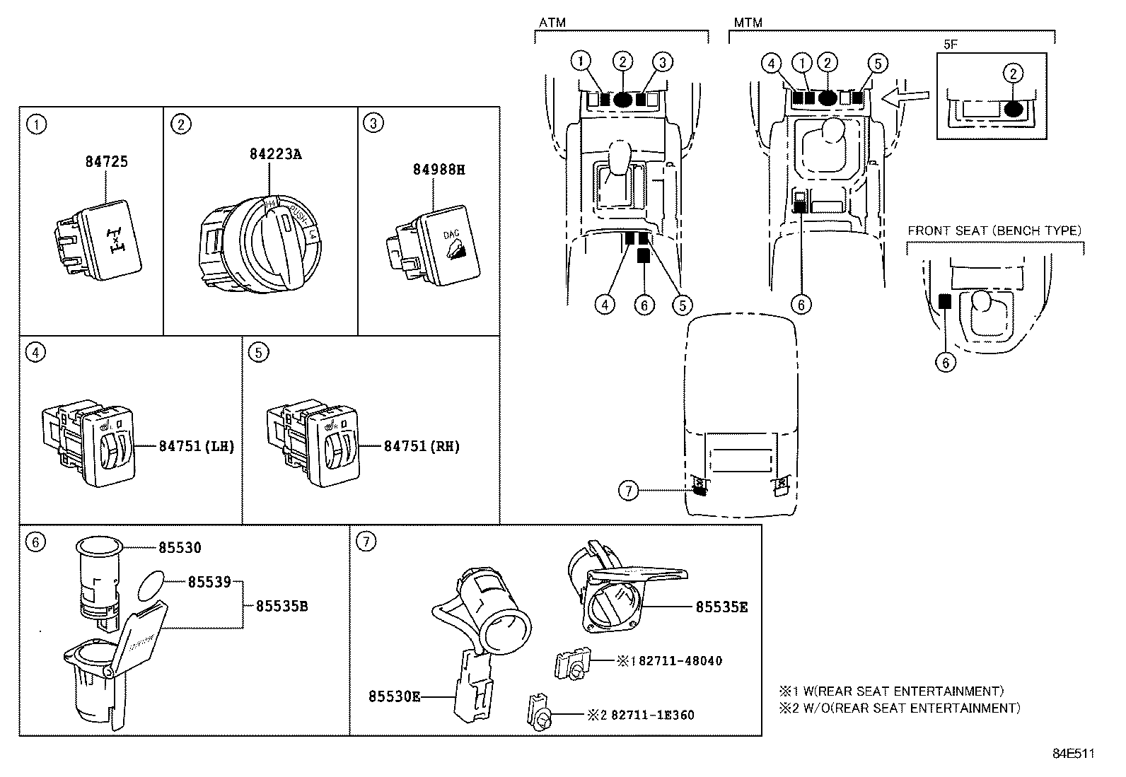  LAND CRUISER PRADO |  SWITCH RELAY COMPUTER