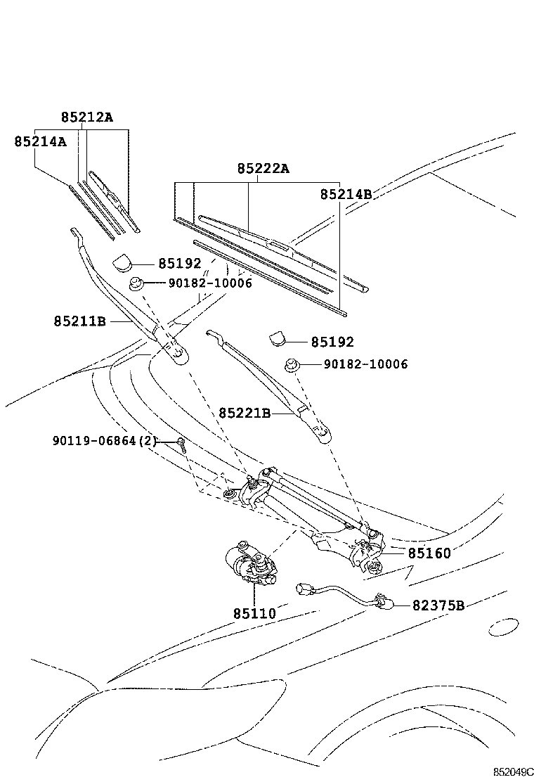  COROLLA |  WINDSHIELD WIPER