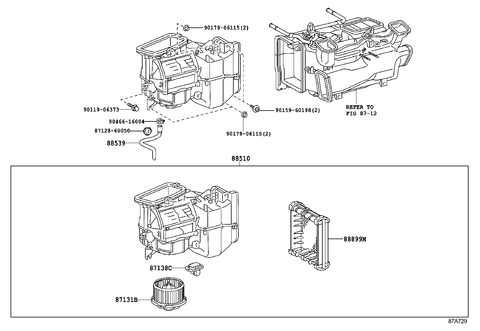  LAND CRUISER 70 |  HEATING AIR CONDITIONING COOLER UNIT