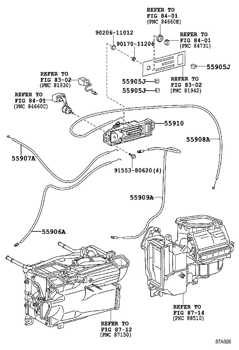  LAND CRUISER 70 |  HEATING AIR CONDITIONING CONTROL AIR DUCT