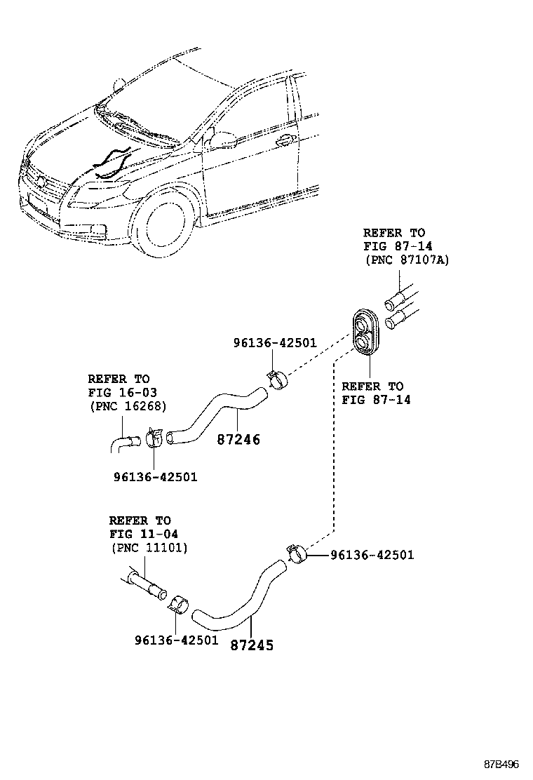  COROLLA |  HEATING AIR CONDITIONING WATER PIPING