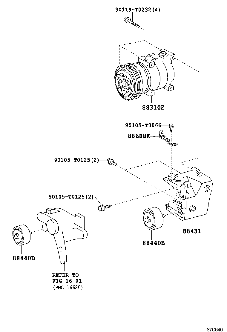  HILUX |  HEATING AIR CONDITIONING COMPRESSOR