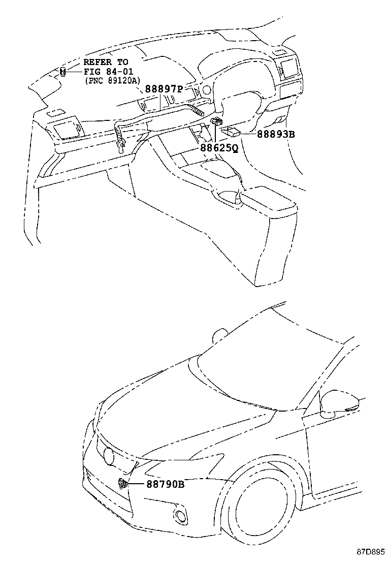  CT200H |  HEATING AIR CONDITIONING CONTROL AIR DUCT