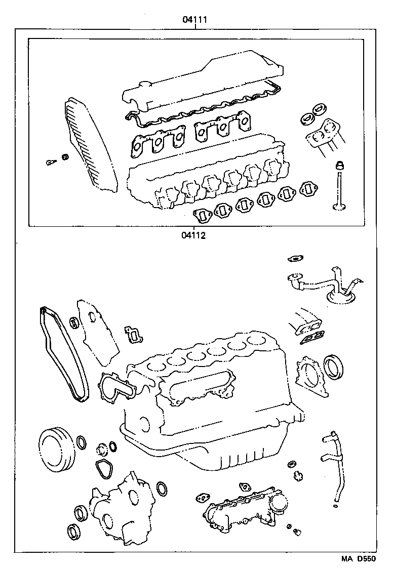  LAND CRUISER 70 |  ENGINE OVERHAUL GASKET KIT