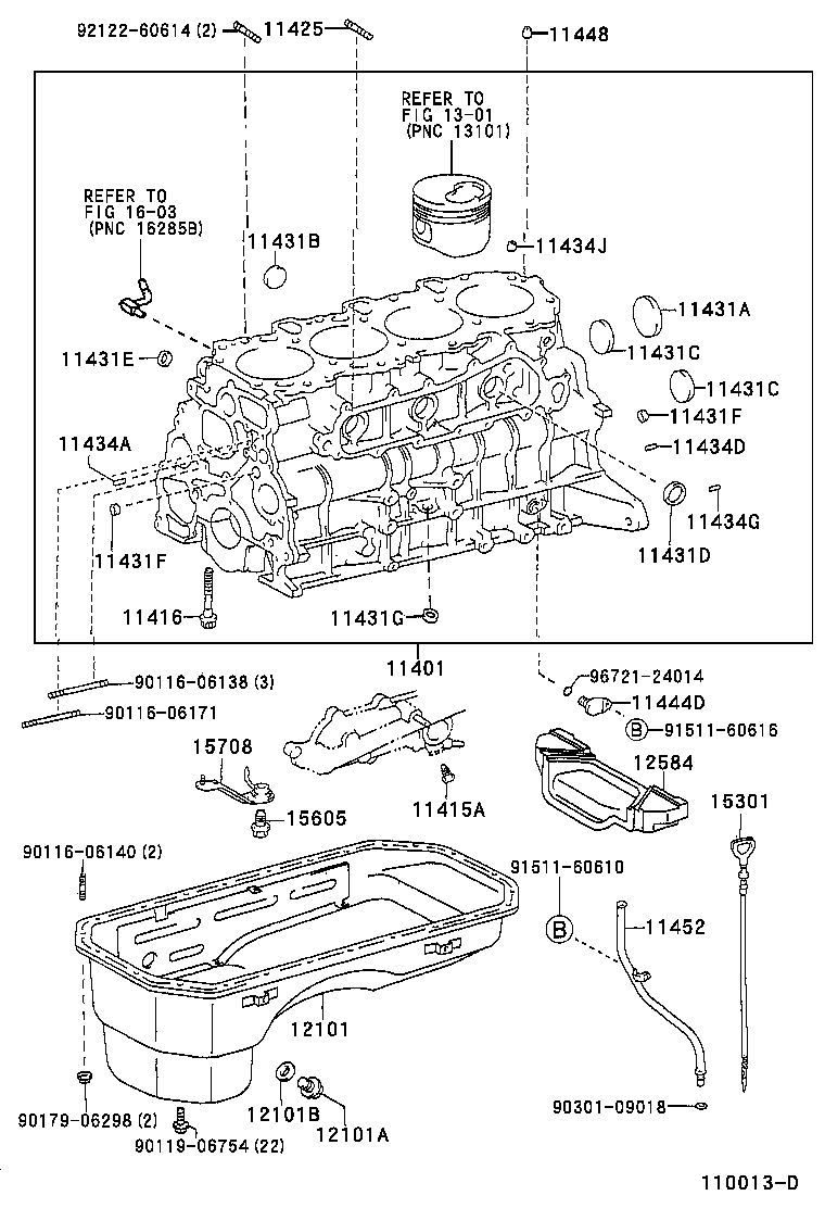  LAND CRUISER 90 |  CYLINDER BLOCK