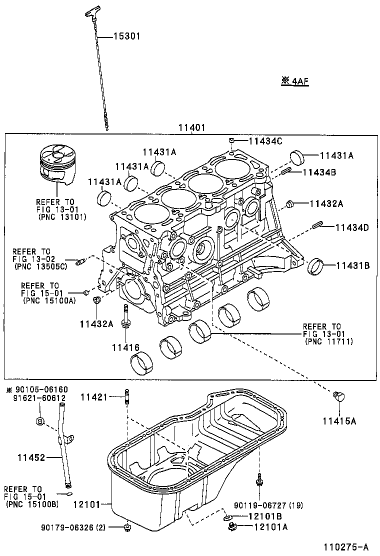  COROLLA |  CYLINDER BLOCK